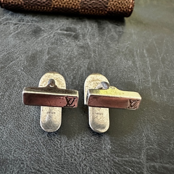 Silver Cufflinks by Louis Vuitton